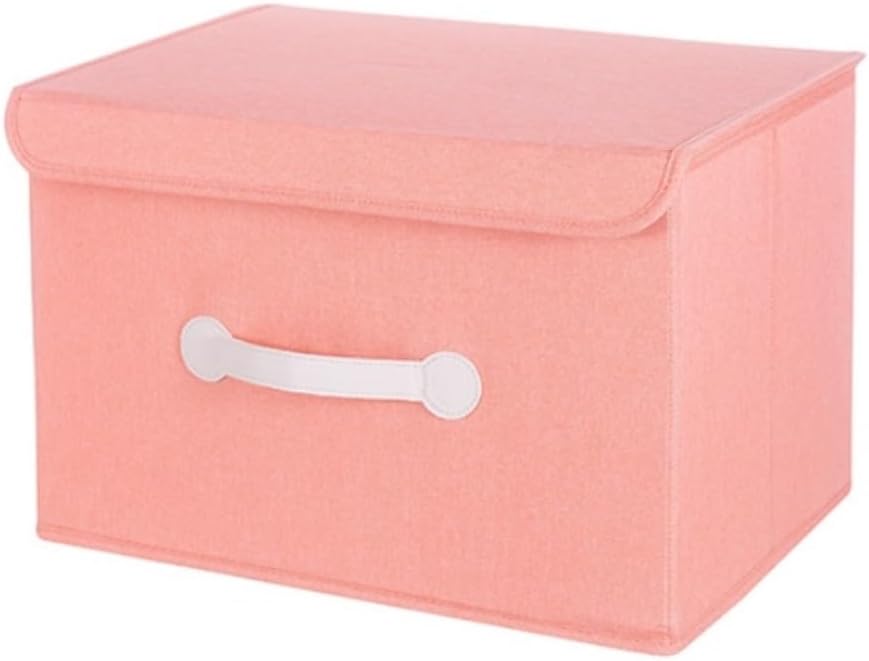 Toy Storage Organiser,Foldable Toy Box Chest with Lid Toy Storage Organizer Cloth Toy Organizers Bin for Playroom Office Living Room Storage Shelves Book Storage (B 26.5 * 20 * 16cm)