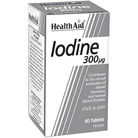HealthAid 300mcg Iodine Tablets for Energy and Clarity Cover