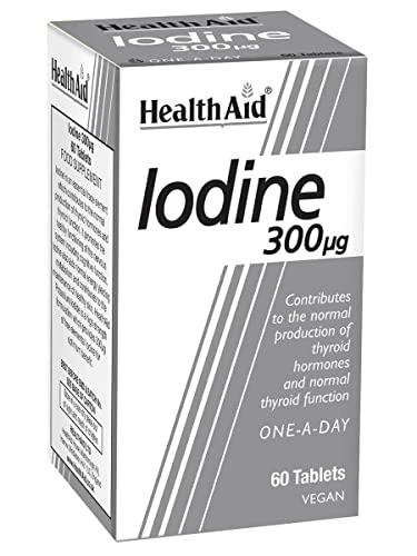 HealthAid Iodine Tablets, 300mcg, 60 Pack