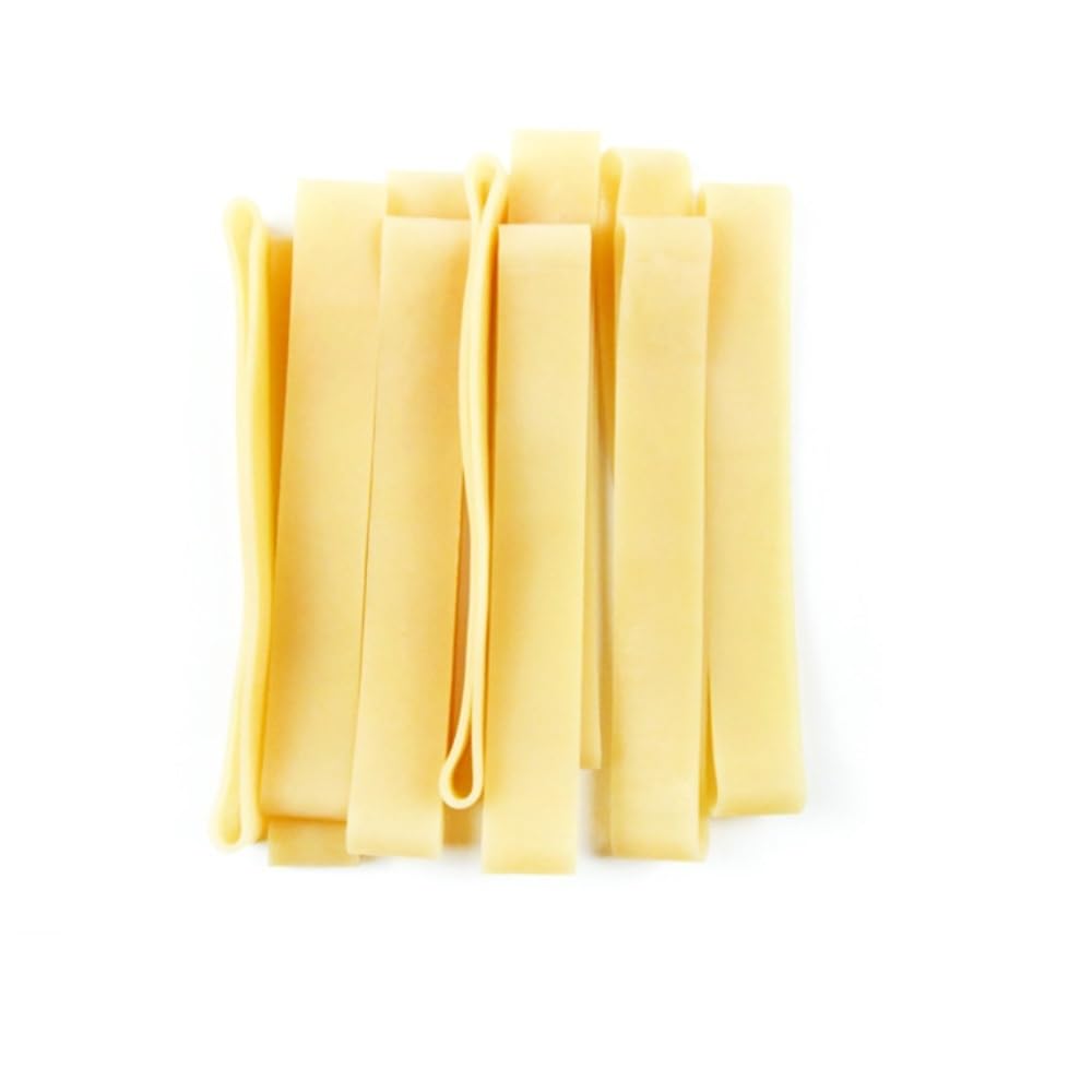 Elastici, Elastici in Silicone Giallo 60x20 mm Confezione da 20