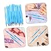 CTIRCHIU 24Pcs Cuticle Remover Tool Kit Ergonomic Cuticle Trimmer Dead Skin Remover for Manicure and Pedicure Durable Nail Care Fork for Home Professional Use