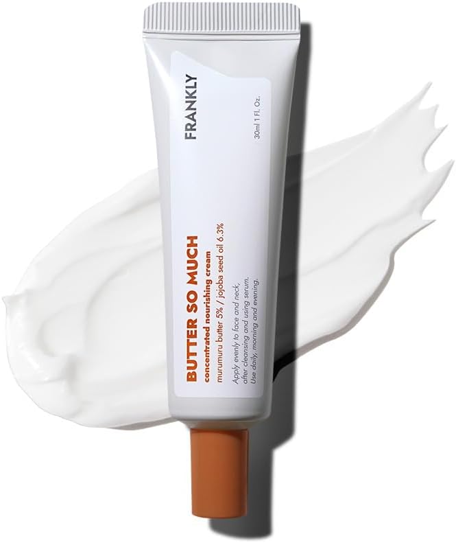 Butter So Much Cream - Intense Moisturizing | Face Moisturizer | 20% Vegan Butter & Plant Oils | 5% Murumuru Butter & 6.3% Jojoba | For Dry & Sensitive Skin | - 1.01 fl. Oz.