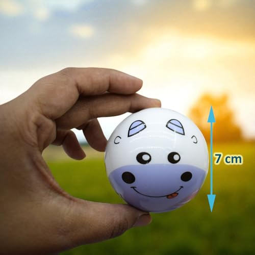 Image of Asera 12 Pcs Colourful Animal & Insect Design Soft Sponge Balls for Kids | Lightweight Indoor & Outdoor Play | Stress Relief Toy | Birthday Return Gifts, Party Favors