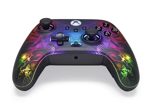 PowerA FUSION Pro Wireless Controller for Xbox Series X|S with Lumectra, RGB lighting, hidden design, adjustable height thumbsticks, Hall Effect modules, pro gaming controller, low latency wireless, mappable buttons, works with Xbox One and Windows 10/11 by PowerA - Image 9