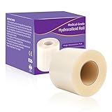 Hydrokolloid Rolle Wundversorgung Hydrokolloid Pflaster 5cm x 5m Wasserfester Hydrokolloidverbände Flexible Feuchte Heilung Patch Rolle für leichte Exsudatwunden Blasen