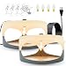 Aspectek Sticky Dome Flea Trap with 2 Sticky Discs. Odorless, Non-toxic, Natural Insect Traps, Safe for Indoor Use, Children and Pets - 2 Pack
