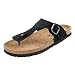 Northside Womens Bindi Leather Thong Cork Sandal