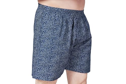 Image of Men's Cotton Printed Regular Fit Boxer Shorts | Soft & Breathable Innerwear | Comfortable Boxers | Lightweight & Stylish Nightwear