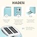 Haden Heritage 1.7 Liter Stainless Steel Electric Tea Kettle with Heritage 2 Slice Wide Slot Stainless Steel Bread Toaster, Turquoise