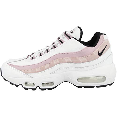 Nike W AIR MAX 95, Scarpe da corsa Donna, Bianco (Summit White/Black-Champagne-Orange Pearl), 38.5 EU