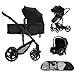 Passeggino combinato 3-in-1, Sistema da viaggio e seggiolino auto, per bambini 0-36 mesi immagine