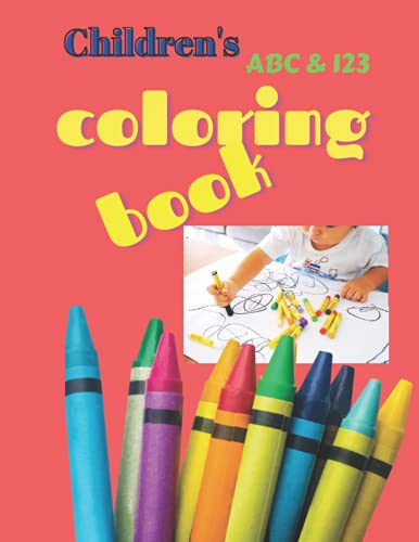 Children's ABC & 123: Coloring Book