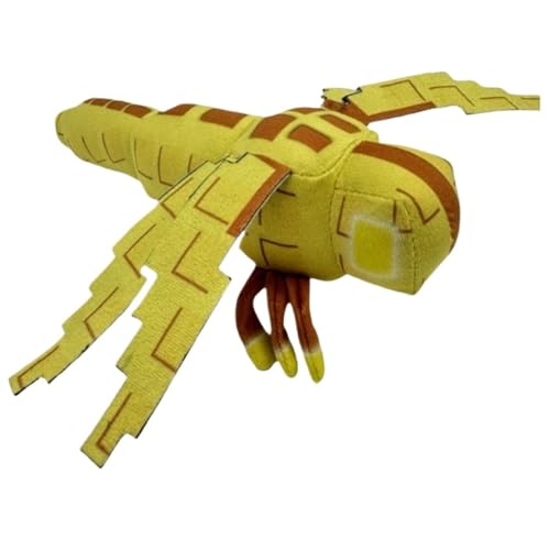 KUKUShining Peluche Grow A Garden, Figurine d'animal Douce Animal De Compagnie Abeille Rouge Renard Personnage De Jeu Poupées Jouet en Peluche Mignon(Yellow)