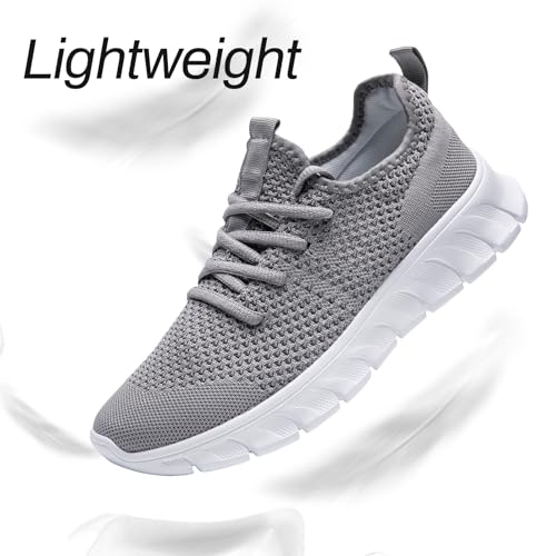 Image of Men Running Tennis Shoes Gym Fashion Sneakers Walking Workout Shoes Athletic Slip on Breathable Mesh Comfortable Lightweight Casual Sport Shoe