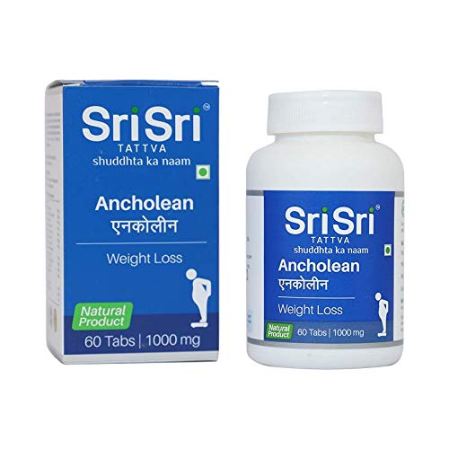 Sri Sri Tattva Ancho Lean - Weight Loss, 60 Tabs | 1000mg (Pack of 2)-image-49