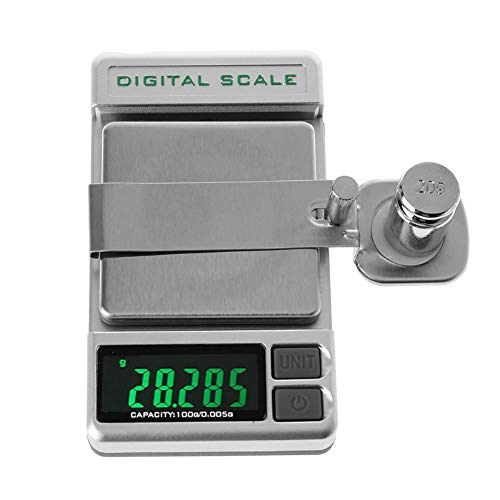 Gewichtswaagen 100/0,005 g Kraftskala für LP-Plattenspieler Stylus Manometer-Messung LCD-Display Hintergrundbeleuchtung Sensitive Professional