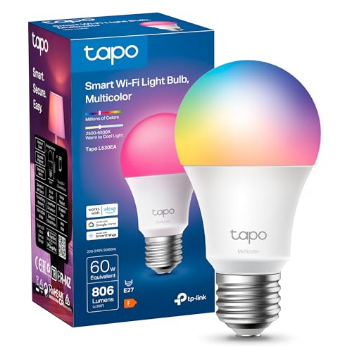 Tapo L530EA - Bombilla inteligente WiFi, bombilla LED...