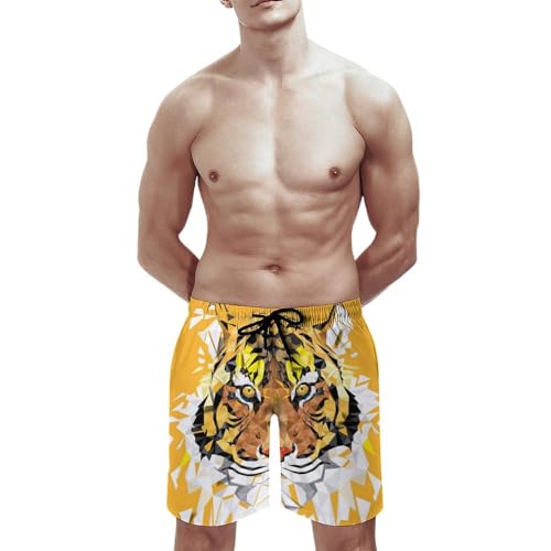 Maillot de bain séchage rapide doré short de plage léger - 3