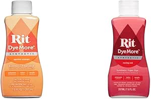 Amazon.com: Rit DyeMore Liquid Dye, Apricot Orange 7 Fl Oz and Racing Red