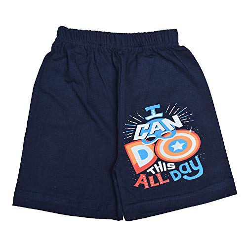 Image of T2F Boy's Cotton Printed Regular Fit Shorts(Pack of 5)
