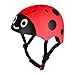 renvena Casque Vélo Enfant Filles Garçons Coccinelle Casque Protège pour Cyclisme Skate Roller Trottinette Skateboard 3-10 Ans 48-54 cm Rouge D Taille unique