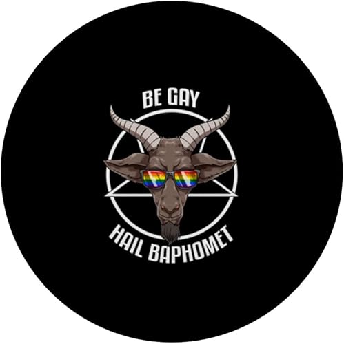 Miniatura 3 de Gay LGBTQ Baphomet Satan PopSockets Standard PopGrip
