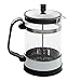 Cafetera Francesa De Cristal Y Acero Inoxidable, Con Embolo, Capacidad De 800 ml