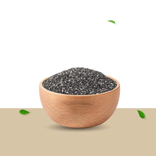 Image of KitchenSmith Premium Chia Seeds - Pack of 2 (200gm Each) | Raw Chia Seeds For Eating | Natural Plant-Based Seeds | Omega-3 Source | Everyday Superfood Use | Clean & Versatile Pantry Essential