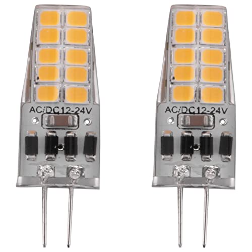 Oidnvay 10�� G4 LED�d��12V-24V 3W LED G4���C�g�A20LED 360�r�[���A���O�����C�g�A2835SMD 30W�n���Q�������v�A�E�H�[���z���C�g