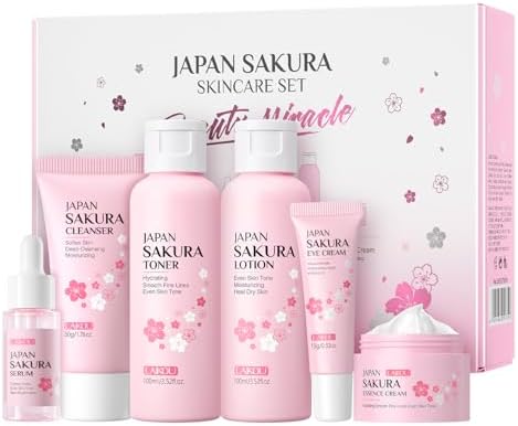 Skin Care Set Women Beauty Gift Sets Skin Care Kit with Cleanser,...