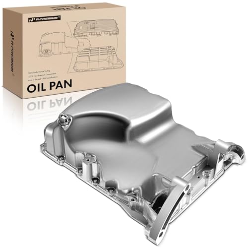 A-Premium Engine Oil Pan Sump with Drain Plug Compatible with Acura TL 2007-2008 3.2L 3.5L, MDX 2007-2009 3.7L, Replaces 11200-RYE-A00, 11200RYEA00