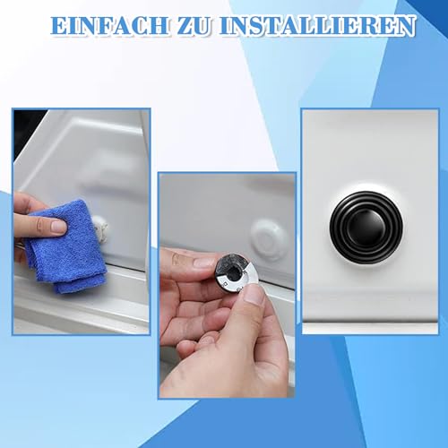 20 Stück Autotür Stoßdämpfe, Stoßdämpfer Und Schalldämpfer Autotür Dämpfer Dichtung Universal, für Tür Schock Dämpfung Abstandshalter, Autoteile