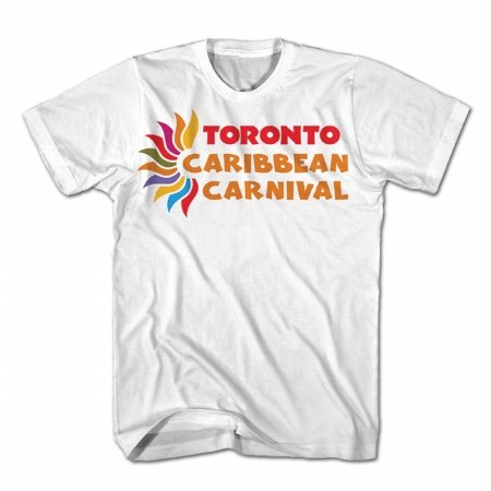 GDC-GameDevCo Ltd. TCC-95044S Toronto Caribbean Carnival Adult T-Shirt44; White44; Horizontal Logo S