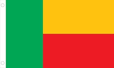 Allied Flag Outdoor Nylon Benin United Nation Flag, 5-Feet by 8-Feet