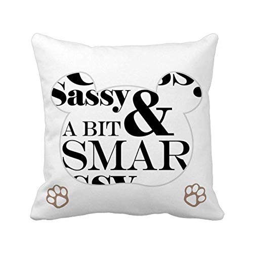 Housse de coussin citation originale pour relooker un canapé terne