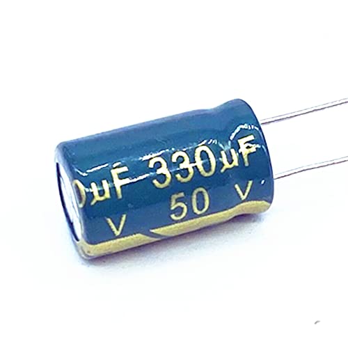 Condensateur 330 UF 50 v en aluminium pour montages audio et projets de bricolage