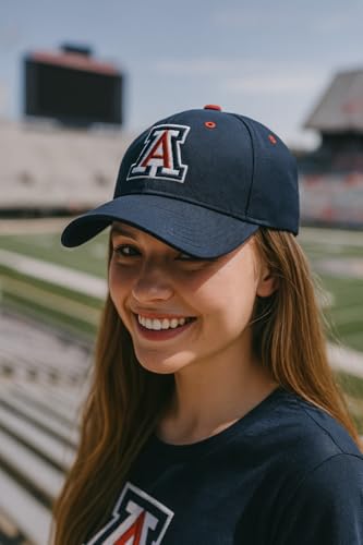 Gorra clásica bordada ajustable azul marino Arizona miniatura 3