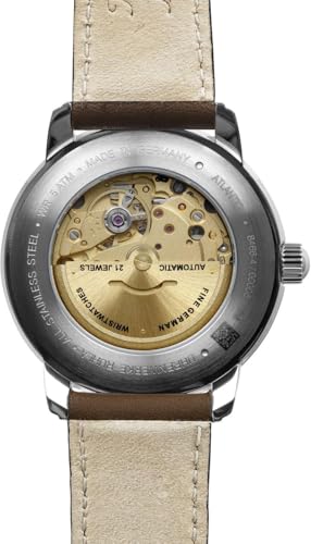 Zeppelin Herrenuhr Automatik Atlantic Braun/Grün 8466-4