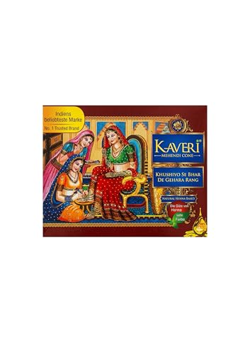 Glority Cone de henné Mehendi naturel bio 25g, lot de 12 cônes, brun rougeâtre, prêt à l'emploi, sans colorant chimique, convient à tous les types de peau