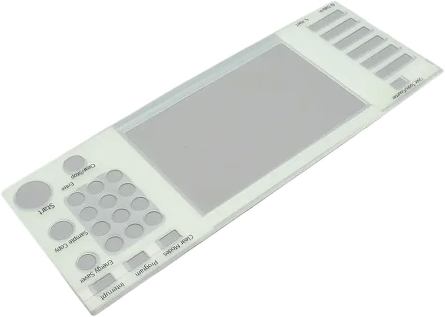 Control Panel Button Frame Compatible with Copier Models MP 7500, MP 6500, MP 8000, MP 8001, MP 9001, MP 2075, MP 2060 (5-Pack)