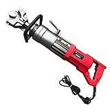 Huanyu Elektrische Biegemaschine 4-16mm Hydraulisches Biegegerät 2-2,5S Stahlbiegemaschine für für Bewehrung, Stahlstange, Flachstahl, Rundstahl und Betonstahl (Hrb-22 110v)