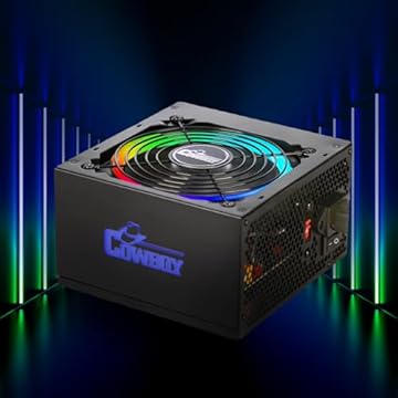 Fonte PC 600W RGB 7 Cores, Conectores ATX20+4/SATA/IDE/FDD + Proteções OVP/OCP/SCP/OTP – Segurança e Resistência para Gamers