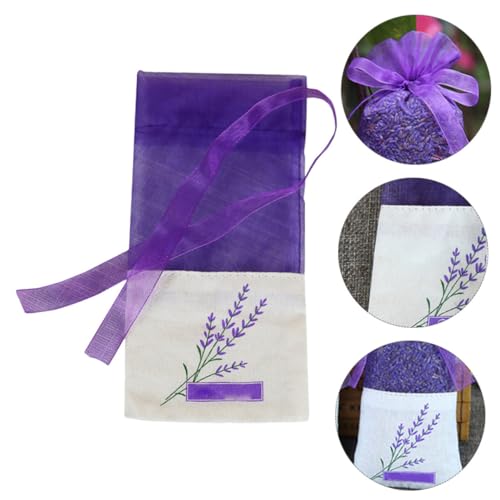 Bolsas de saquillo de lavanda Toyvian 15 pcs púrpura miniatura 7