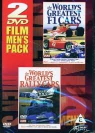 2 DVD Film Men's Pack the World's Greatest F1 Cars & the World's Greatest Rally Cars