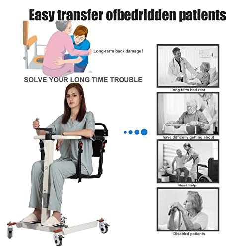Patient Lift For Home Patient Lift Transfer Chair Portable Car Lift Bathroom Wheelchair Shower Chair Transport Chairs For Seniors Bedside Commode Chair, Bed To Toilet Wheelchair (With Bedpan) #TOP5