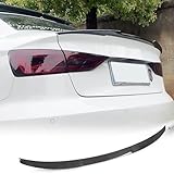 Real Carbon Fiber Trunk Spoiler Compatible with 2014-2020 Audi A3 S3 RS3 Sedan Custom Parts HighKick Rear Wing Lip Spoiler Body Kits Factory Outlet