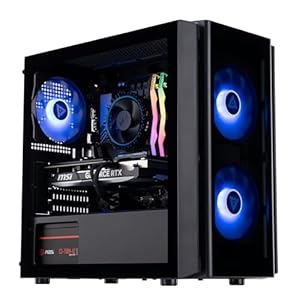 ABS Flux Aqua Gaming PC – Windows 11 Home – Intel i5 14400F – GeForce RTX 4070 Super – DLSS 3 – AI-Powered Performance – 32GB DDR5 6000MHz – 1TB M.2 NVMe SSD – FA14400F4070S