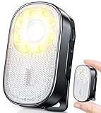 Cuvccn 500LM Ultra Bright Mini EDC Flashlight, Rechargeable Commercial Strobe Light, 10 Modes Running Lights for Runners, IP65 Waterproof Small Clip on Flashlight for Walking, Camping, Hiking, Work