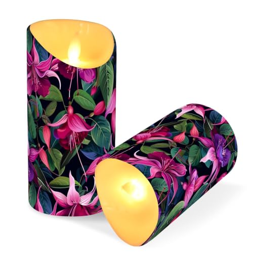 Velas LED de mesa de Navidad a batería con luces parpadeantes 3