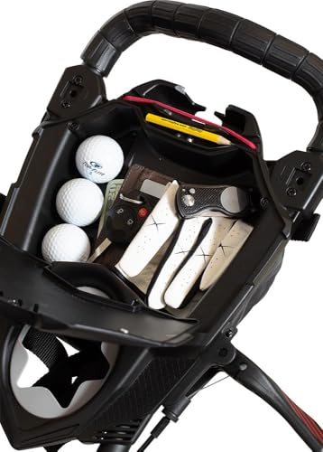 Image of BagBoy Nitron Trolley 3 Wheel Golf Push Cart Lightweight Folding Trolley